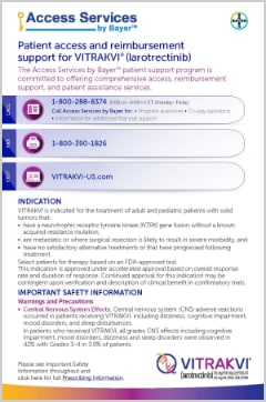 Vitrakvi® (larotrectinib) reimbursement and billing brochure